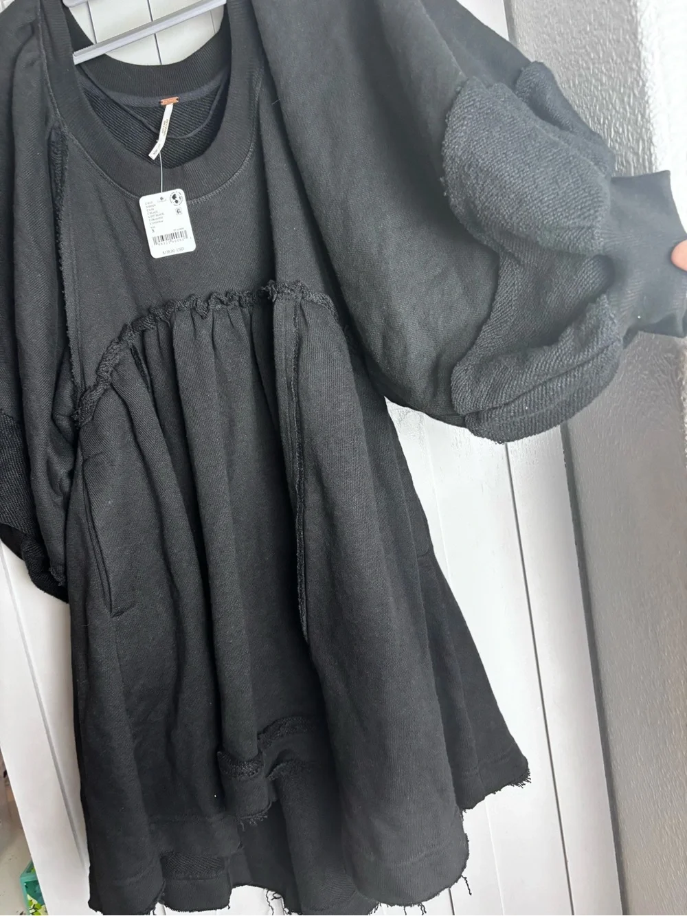 Free People Sunchild Babydoll Tunic Size Small (very oversized)